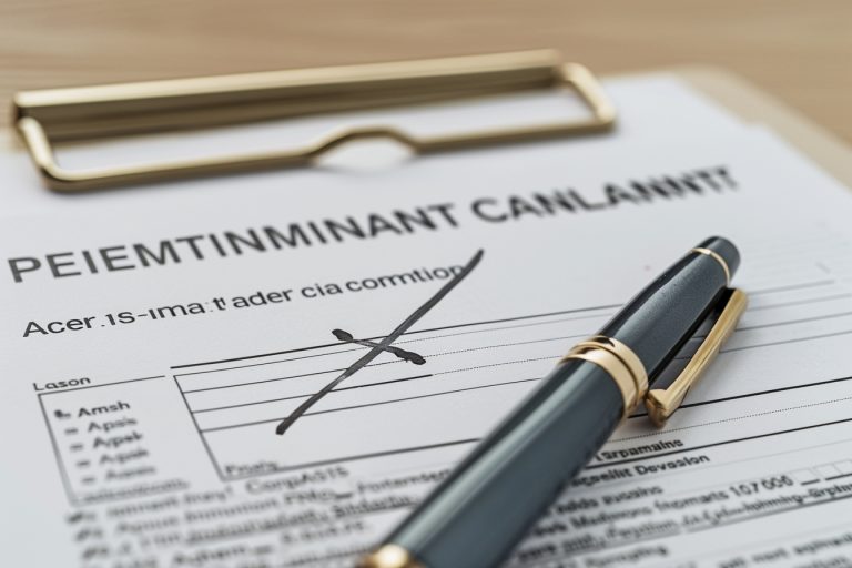 Conditions de résiliation