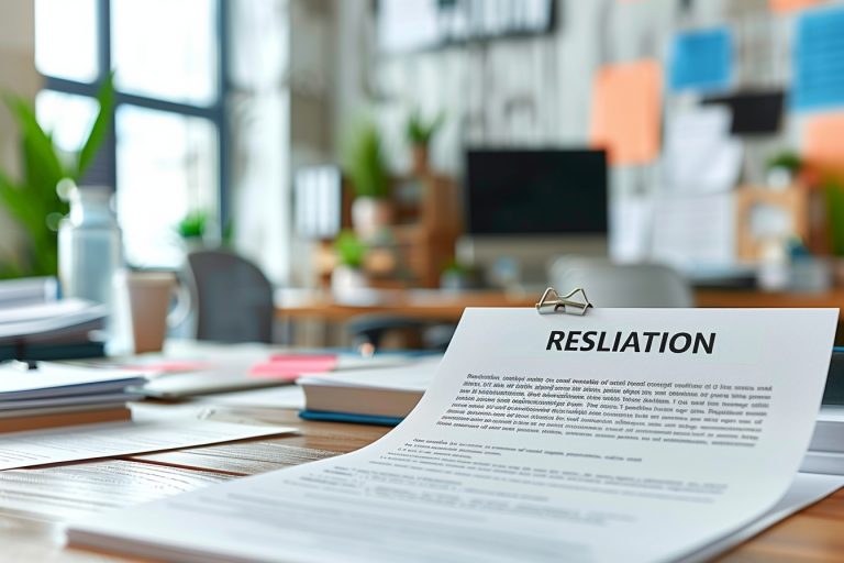 Lettre de résiliation