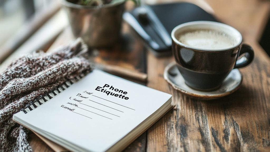 Quelles sont les règles à suivre pour un échange téléphonique ?